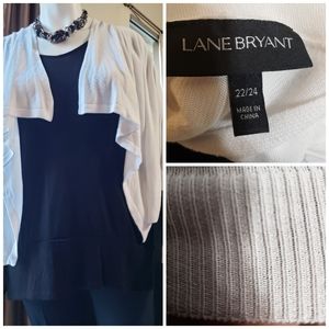 👍 Lane Bryant White Shrug 22/24 (Aprx 3X)